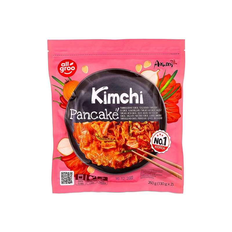 Allgroo Kimnchi Pancake 2x130g Frozen Korean Kimchi Pancake