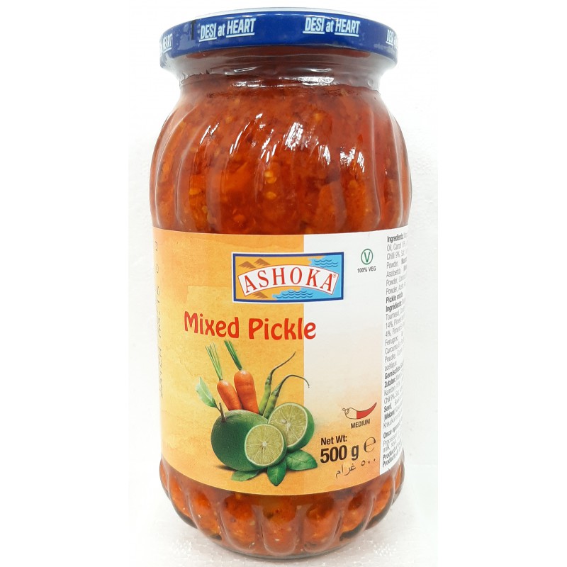 Ashoka Mixed Pickle 500g Indian Mixed Pickle Ashoka Mixed Pickle 500g Indian Mixed Pickle
