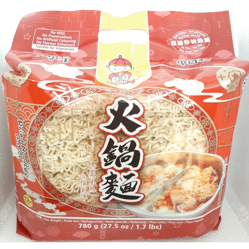 Toyoung Dried Noodle For Hotpot 780g Chinese Hotpot Noodles Toyoung Dried Noodle For Hotpot 780g Chinese Hotpot Noodles