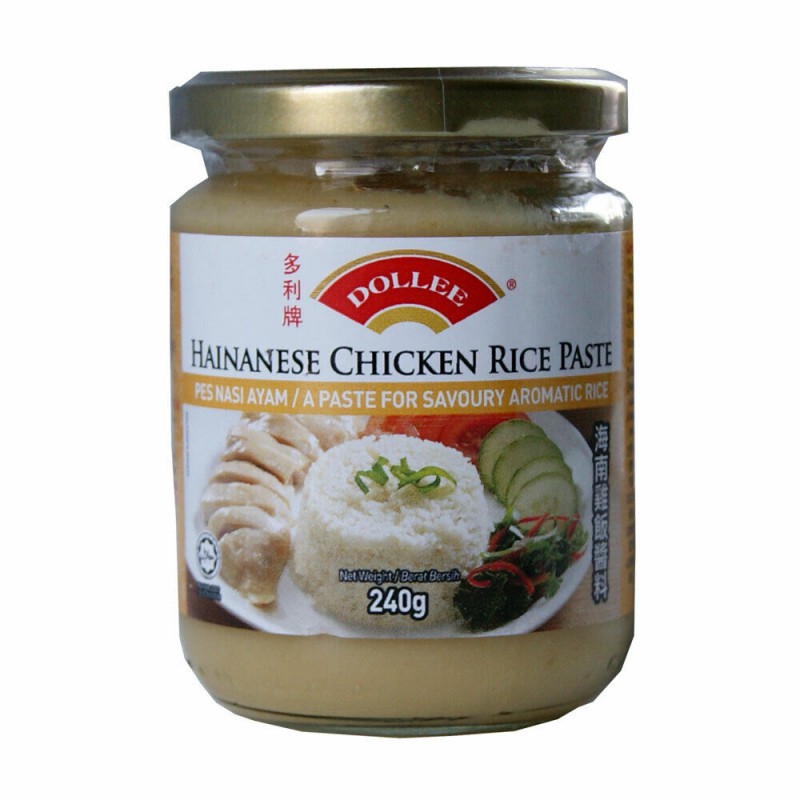 Dollee Hainanese Chicken Rice Paste 240g Paste for Savoury Aromatic Rice Dollee Hainanese Chicken Rice Paste 240g Paste for Savoury Aromatic Rice