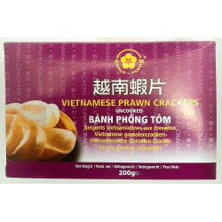 Gold Plum Prawn Cracker Bánh Phồng Tôm 200g Vietnamese Uncooked Prawn Crackers