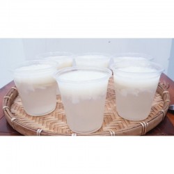Fresh Coconut Jelly Dessert in a cup 100g Rau Cau Dua Coconut Jelly