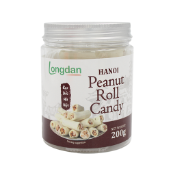 Longdan Hanoi Peanut Roll Candy (KẸO DỒI HÀ NỘI) 200g Vietnamese Peanut Candy
