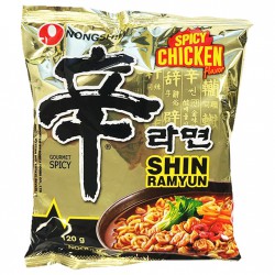 Nongshim Shin Ramyun Spicy Chicken Flavour 120g Korean Spicy Chicken Instant Noodles.