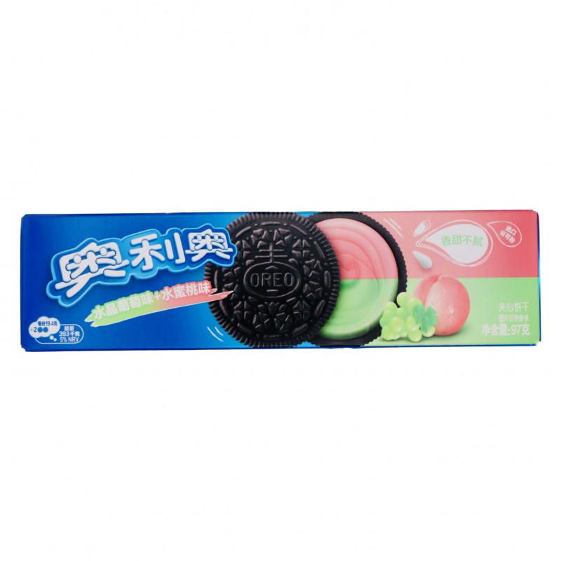 Oreo Cookies Grape & Peach Flavour 97g Oreo Grape & Peach Flavour Oreo Cookies Grape & Peach Flavour 97g Oreo Grape & Peach Flavour