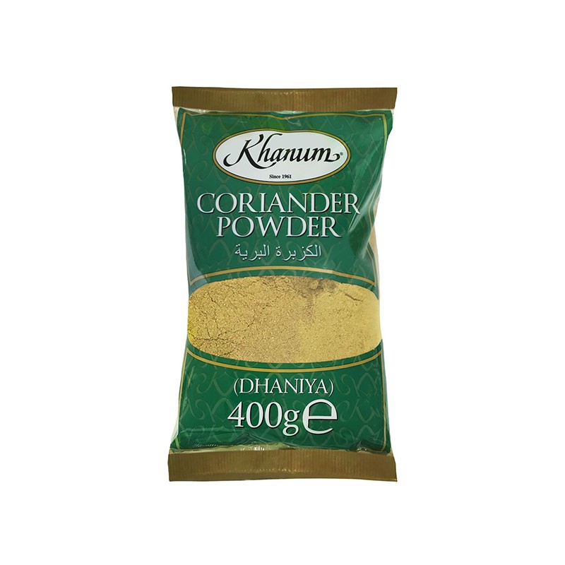 Khanum Coriander (Dhaniya) Powder 400g  Coriander (Dhaniya) Powder
