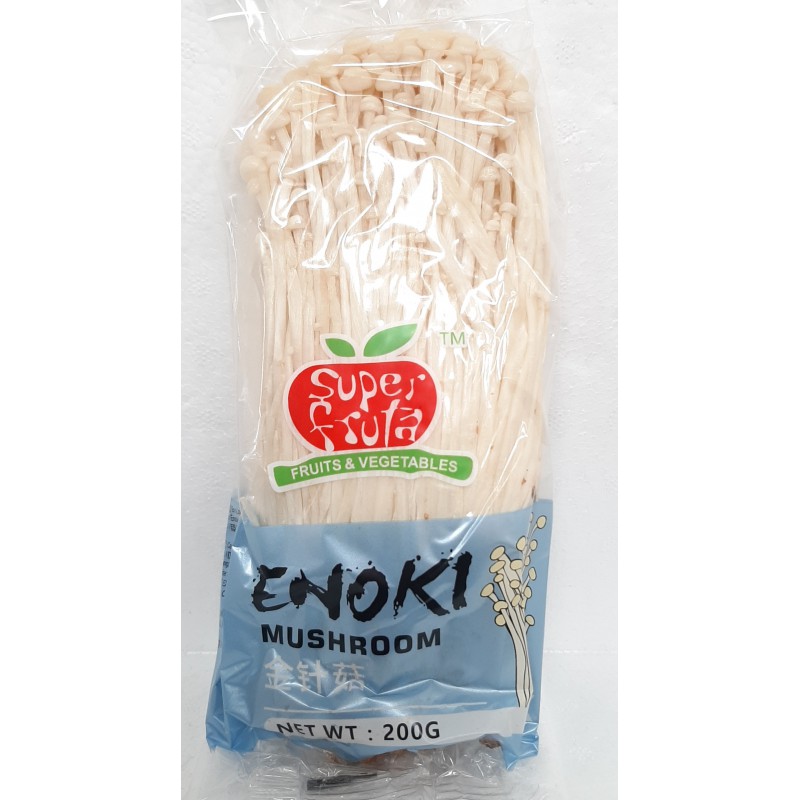 Super Fruta Enoki Mushroom 200g Fresh Enoki Mushrooms