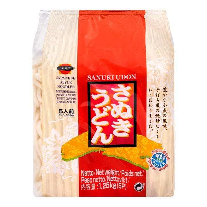 J-Basket Japanese Sanuki Udon (5X 250G) Frozen Sanuki Udon J-Basket Japanese Sanuki Udon (5X 250G) Frozen Sanuki Udon