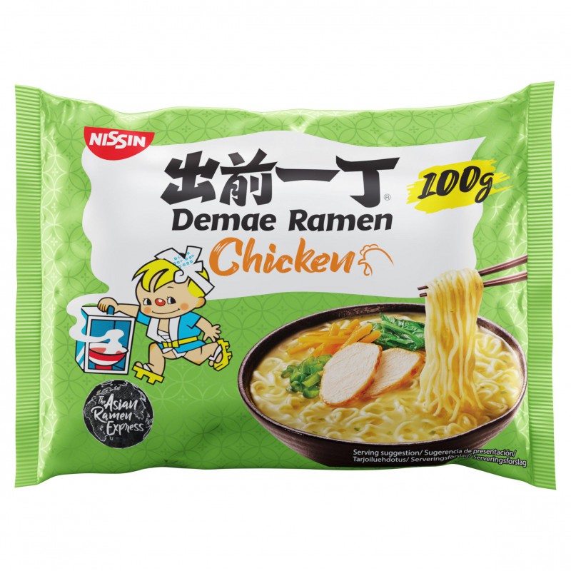 Nissin Noodles Chicken 100g 出前一丁 Japanese Instant Demae Ramen Noodle Nissin Noodles Chicken 100g 出前一丁 Japanese Instant Demae Ramen Noodle