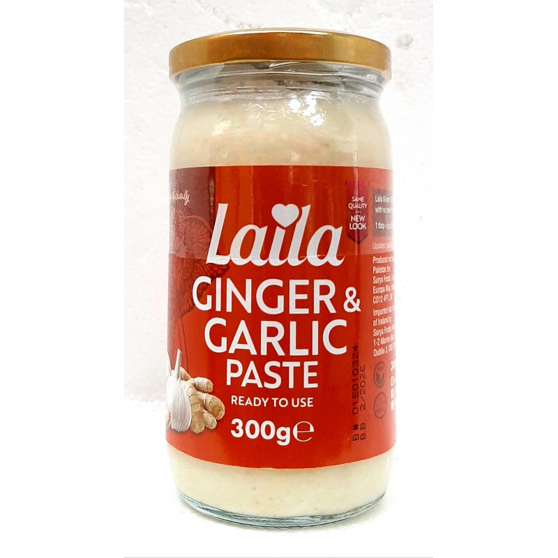 Laila Ginger and Garlic Paste 300g Ginger and Garlic Paste