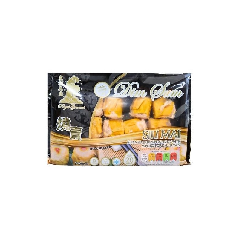 Royal Gourmet Siu Mai Dim Sum 310g 15pc 燒 賣 Frozen Pork and Prawn Siu Mai Royal Gourmet Siu Mai Dim Sum 310g 15pc 燒 賣 Frozen Pork and Prawn Siu Mai