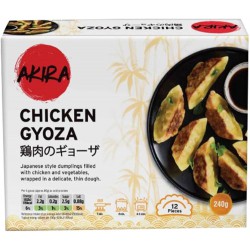 Akira Frozen Chicken Gyoza 240g Japenese Style Frozen Chicken Dumlings