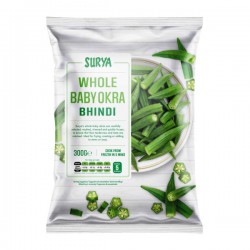 Surya Frozen Whole Baby Okra Bhindi 300g Frozen Whole Baby Okra