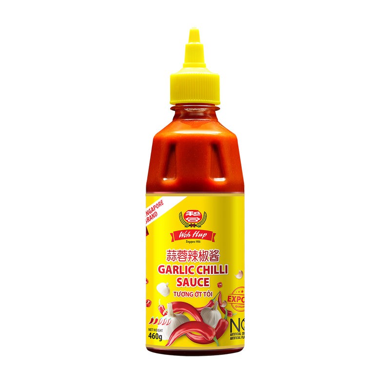 Woh Hup Garlic Chilli Sauce 460g Medium Hot Garlic Chilli Sauce Woh Hup Garlic Chilli Sauce 460g Medium Hot Garlic Chilli Sauce