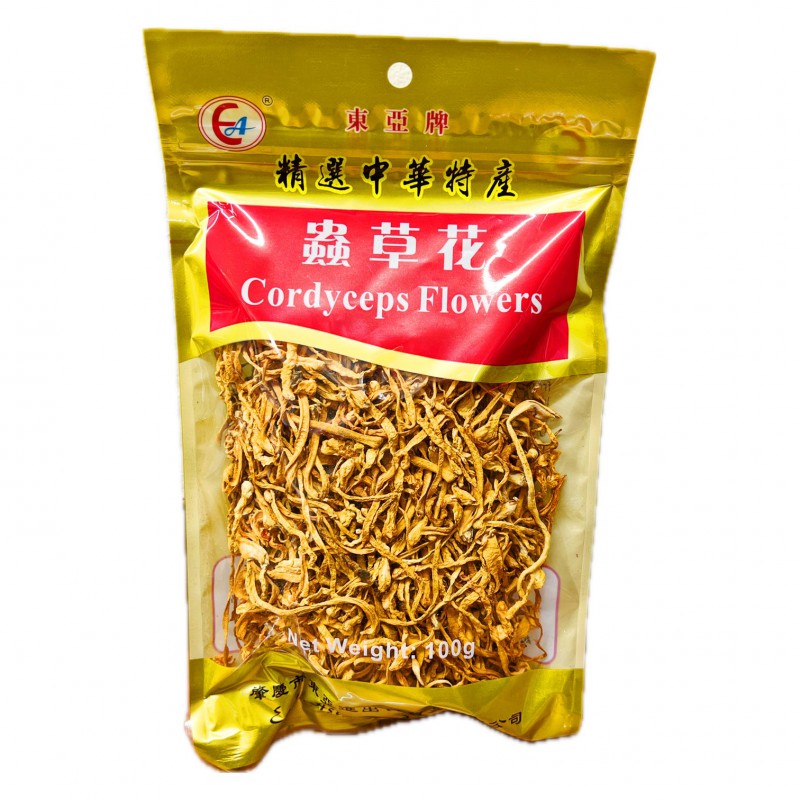 East Asia Brand Cordyceps Flowers 100g Dried Cordyceps Flowers East Asia Brand Cordyceps Flowers 100g Dried Cordyceps Flowers
