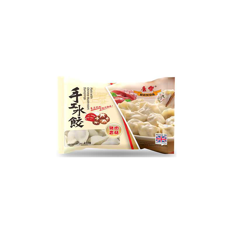 Honor Pork With Chinese Mushroom Dumplings 410g Frozen Chinese Pork With Mushroom Dumplings Honor Pork With Chinese Mushroom Dumplings 410g Frozen Chinese Pork With Mushroom Dumplings