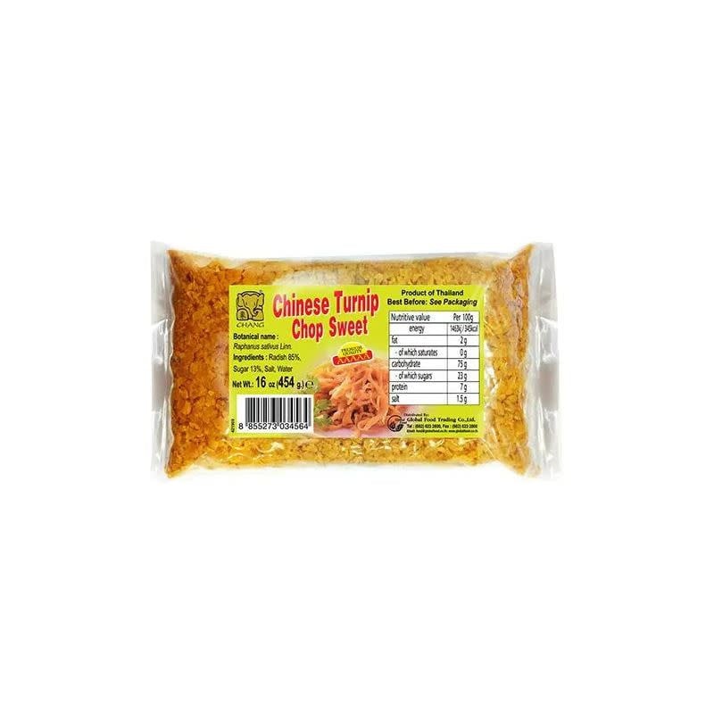 Chang Sweet Chop Turnip 454g Chinese Turnip Chop Sweet Chang Sweet Chop Turnip 454g Chinese Turnip Chop Sweet