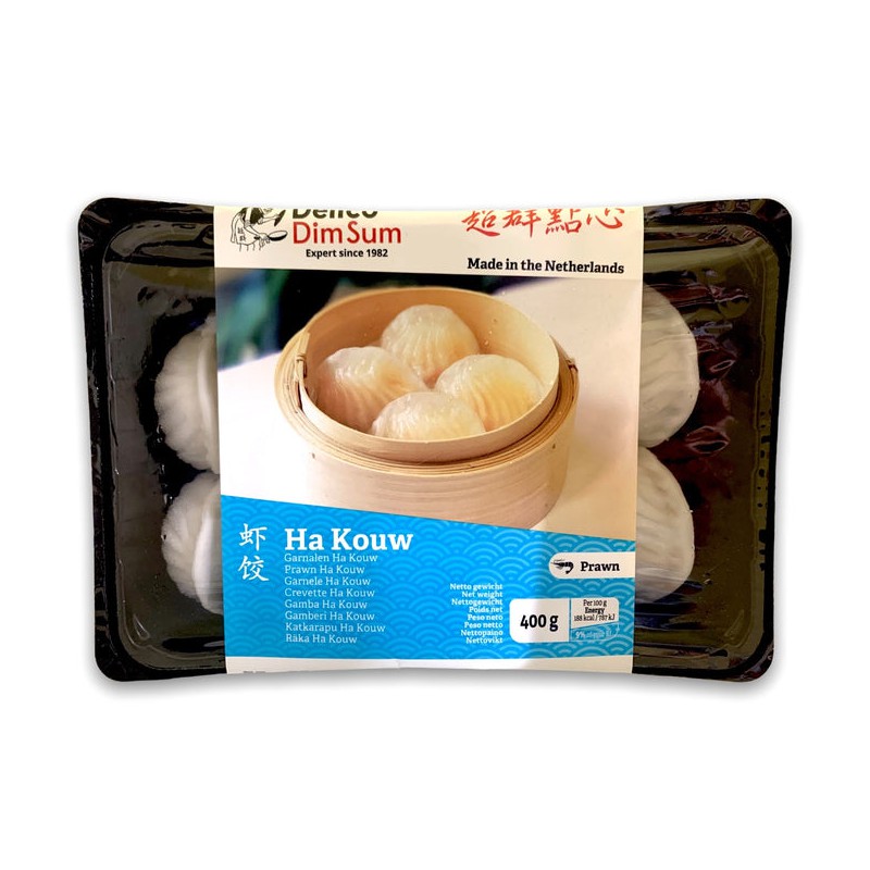 Delico Dim Sum Ha Kouw 400g 16pc Frozen Ha Kouw Delico Dim Sum Ha Kouw 400g 16pc Frozen Ha Kouw