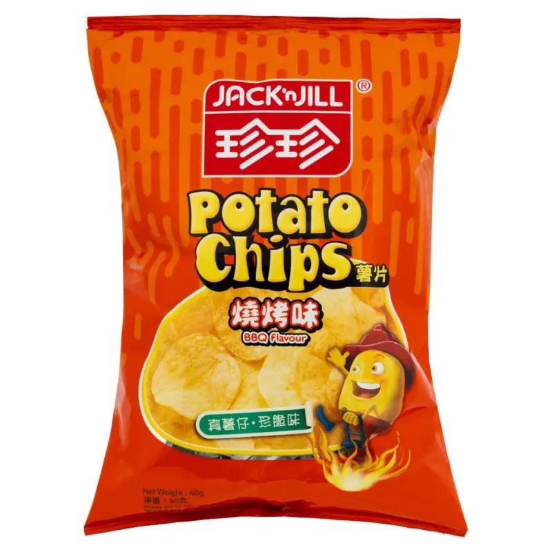 Jack n Jill BBQ Potato Chips 80g URC HK BBQ Potato Crisps Jack n Jill BBQ Potato Chips 80g URC HK BBQ Potato Crisps