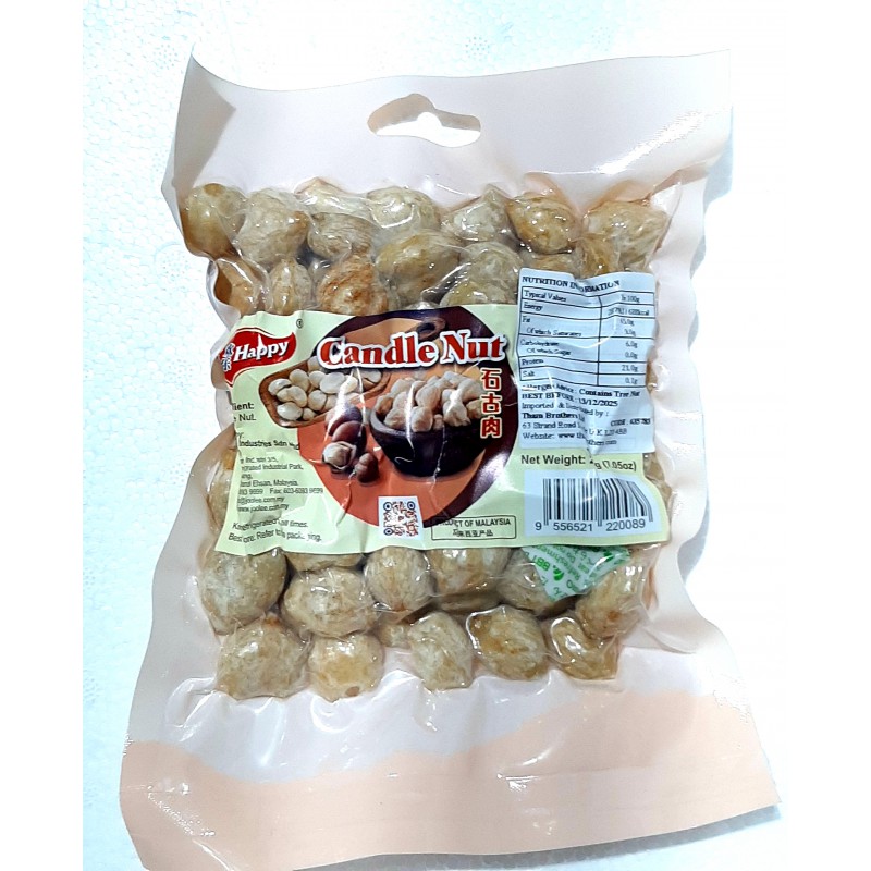 Happy Candle Nut 200g Malaysian Dried Candle Nut