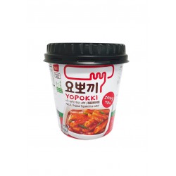 Young Poong Yopokki Cup Original Tteokbokki Rice Cakes (요뽀끼컵) 140g Original Flavours Korean Halal Topokki Rice Cake