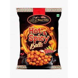 Nepal Foods Hot & Spicy Balls Akabare Chilli Flavour 60g Hot & Spicy Balls