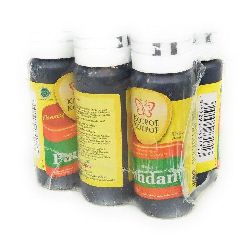 ButterFly Koepoe Koepoe Pandan Flavour Essence 6btlsX60ml Pandan Essence ButterFly Koepoe Koepoe Pandan Flavour Essence 6btlsX60ml Pandan Essence