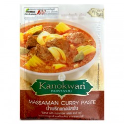 Kanokwan Massaman Curry Paste 50g Thai Instant Red Curry Paste