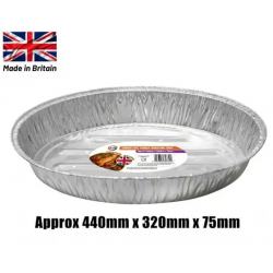 Did Jumbo Foil Turkey Roasting Tray 1pc 440mmx320mm x75mm Jumbo Foil Turkey Roasting Trays