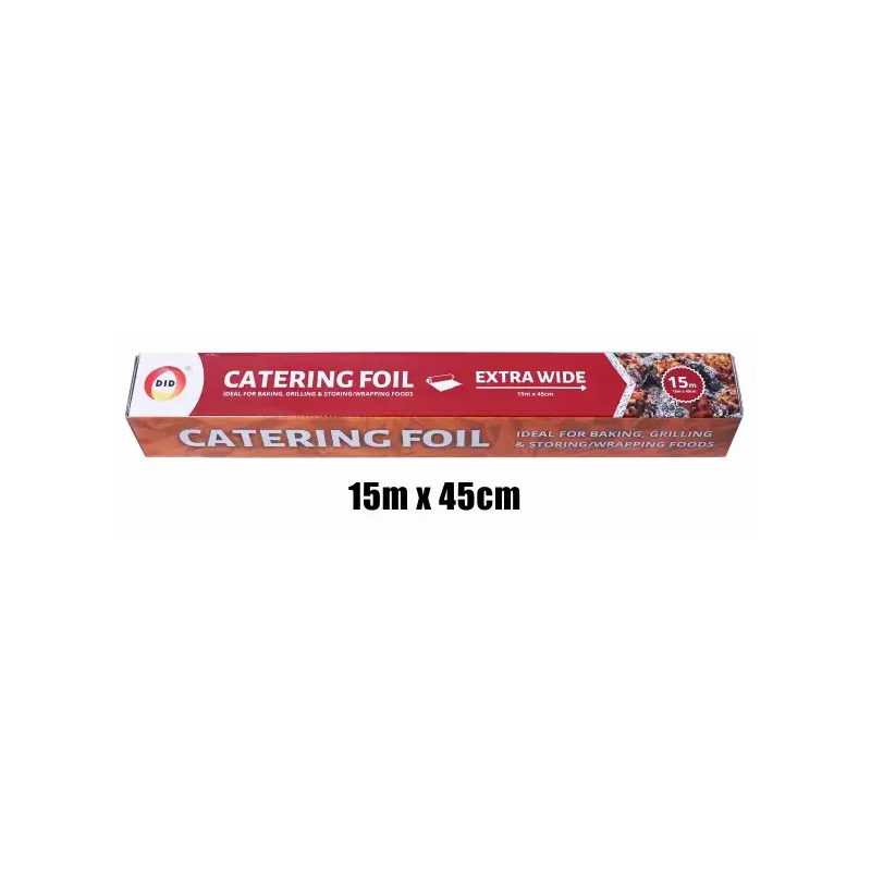 Did Catering Foil 15m x 45cm Extra Wide Catering Foil Did Catering Foil 15m x 45cm Extra Wide Catering Foil