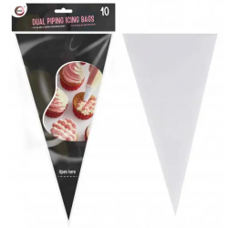 Did Dual Piping Icing Bags 10pc disposable Piping Icing Bags
