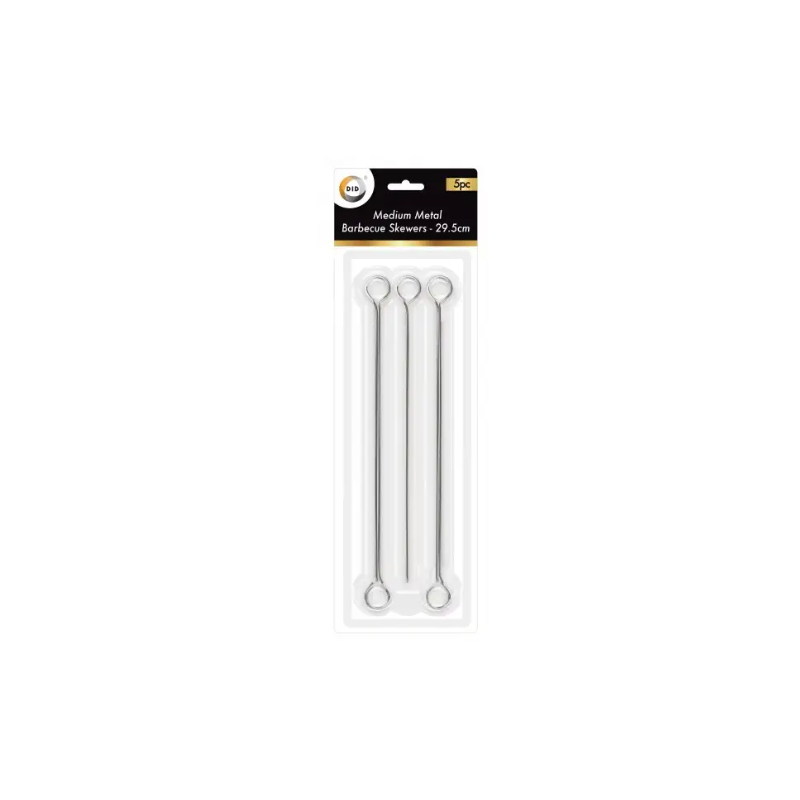 Did Medium Metal Barbeque Skewers 5pcsX29.5cm Metal Barbeque Skewers Did Medium Metal Barbeque Skewers 5pcsX29.5cm Metal Barbeque Skewers