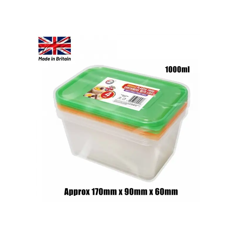 Did Plastic Food Containers With Lids 4pcsX1000ml Plastic Containers With Lids Did Plastic Food Containers With Lids 4pcsX1000ml Plastic Containers With Lids