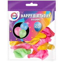Did Balloons 25pcs Happy Birthday Balloons