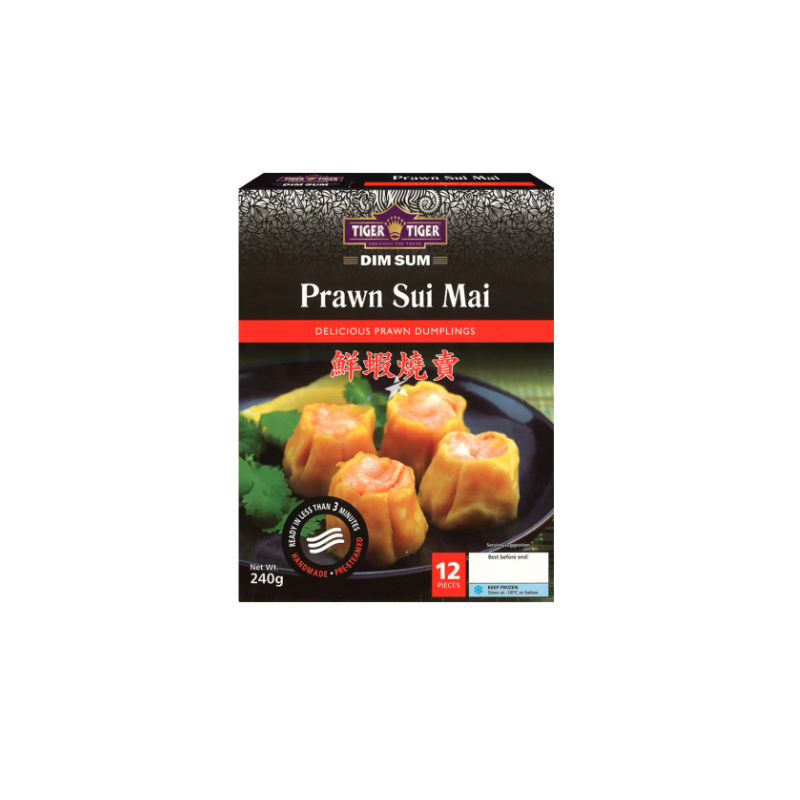 Tiger Tiger Dim Sum Prawn Sui Mai 240g Frozen Dim Sum Prawn Sui Mai Tiger Tiger Dim Sum Prawn Sui Mai 240g Frozen Dim Sum Prawn Sui Mai