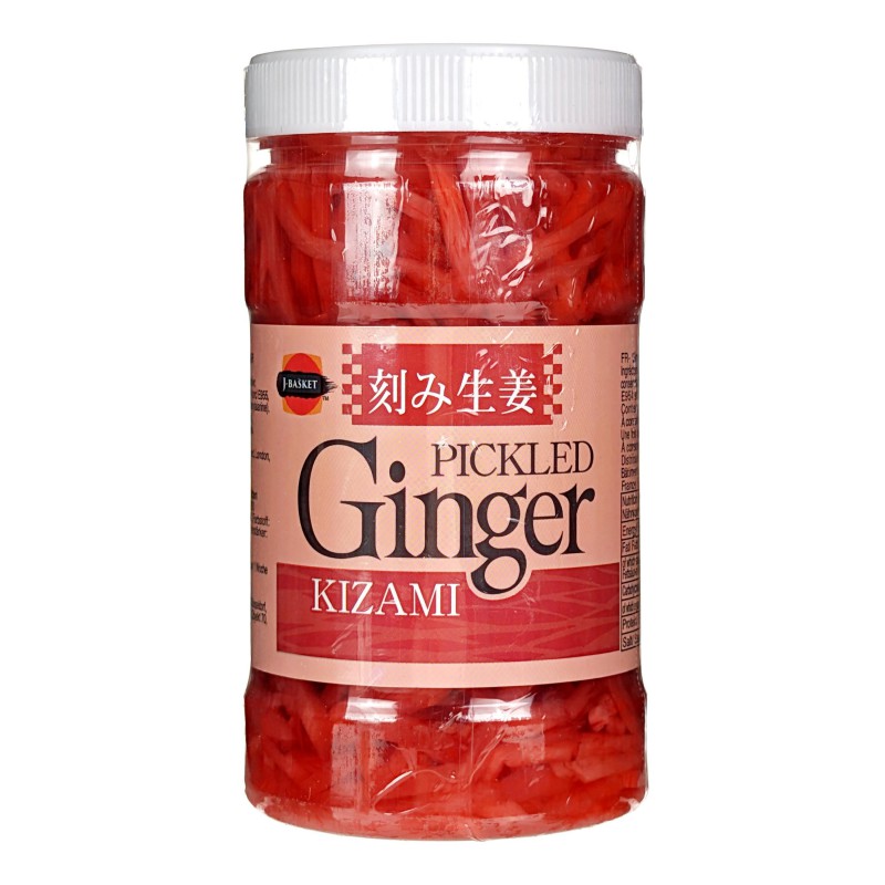 J-Basket Pickled Ginger Kizami (Beni Shoga)