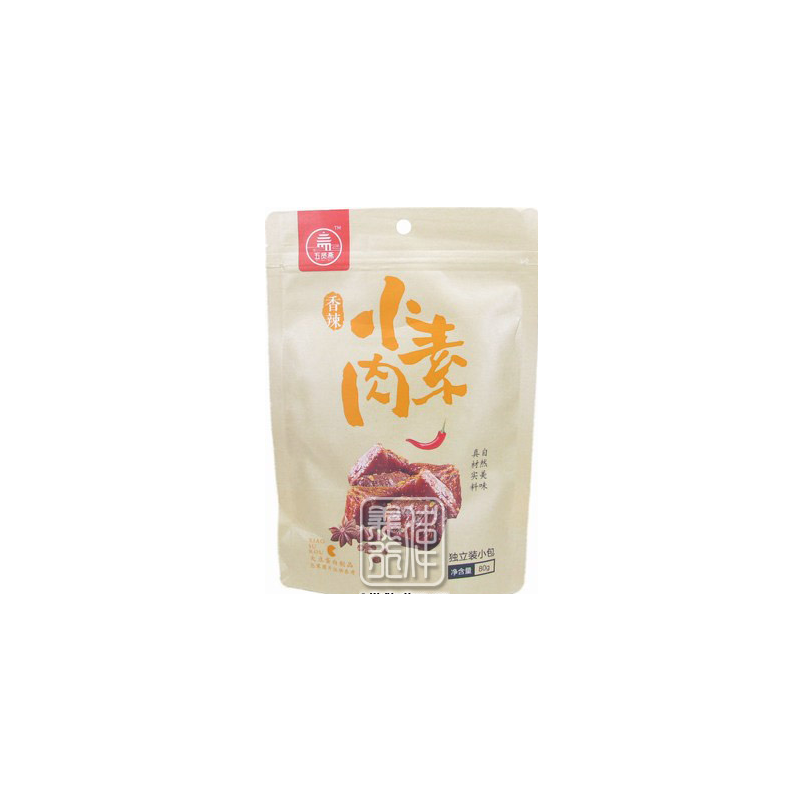 WuXianZhai Spicy Vegetarian Meat 80g (香辣小素肉) Textured Beancurd Spicy Vegetarian Meat WuXianZhai Spicy Vegetarian Meat 80g (香辣小素肉) Textured Beancurd Spicy Vegetarian Meat