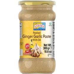 Ashoka Peeled Ginger Garlic With Oil Paste 300g Indian Ginger Garlic Paste in Jar