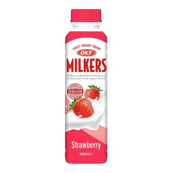 OKF Milkers Fruit Yogurt Drink 500aml Strawberry Flavour Yogurt Drink