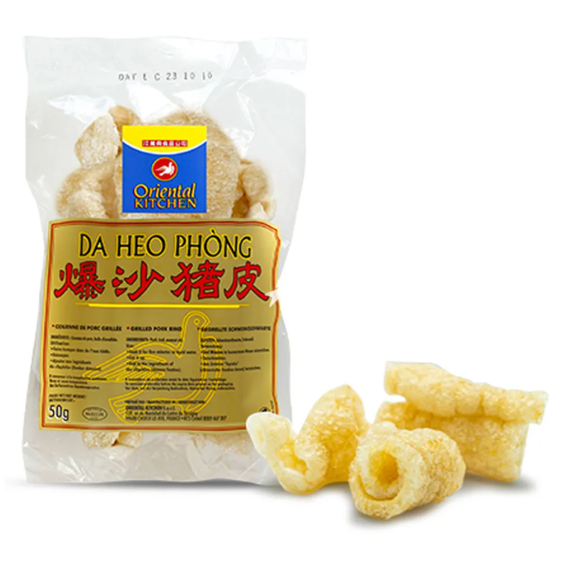 Oriental Kitchen Da Heo Phong Grilled Pork Rind 50g 万兴爆沙猪皮 Grilled Pork Rind Oriental Kitchen Da Heo Phong Grilled Pork Rind 50g 万兴爆沙猪皮 Grilled Pork Rind