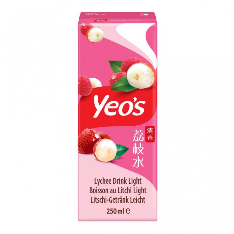 Yeo's Lychee Drink Light 250ml Chinese Lychee Drink Light Yeo's Lychee Drink Light 250ml Chinese Lychee Drink Light