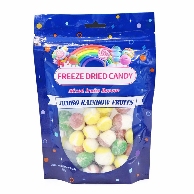 Freeze Dried Candy Mixed Fruits 110g Freeze Dried Jumbo Rainbow Fruit Crunchy Sweets Freeze Dried Candy Mixed Fruits 110g Freeze Dried Jumbo Rainbow Fruit Crunchy Sweets