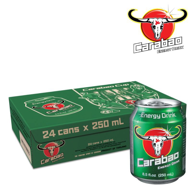 Carabao Cup Energy Drink Full Case Of 24cansX250ml Carabao Energy Drink Carabao Cup Energy Drink Full Case Of 24cansX250ml Carabao Energy Drink