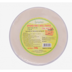 Longdan Spring Roll Rice Paper 18cm 250g 米纸卷 Special For Vietnamese Spring Roll Rice Paper