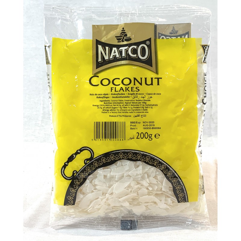 Natco Coconut Flakes 200g Dried Coconut Flakes Natco Coconut Flakes 200g Dried Coconut Flakes