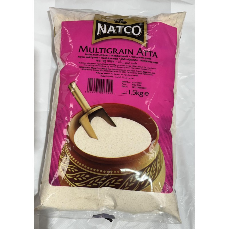 Natco Multigrain Atta 1.5kg Multigrain Atta Natco Multigrain Atta 1.5kg Multigrain Atta