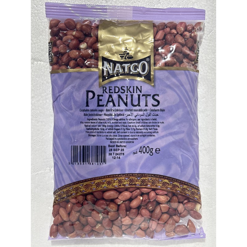 Natco Redskin Peanuts 400g Redskin Peanuts Natco Redskin Peanuts 400g Redskin Peanuts