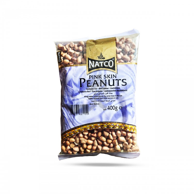 Natco Pink Skin Peanuts 400g Indian Pink Skin Peanuts Natco Pink Skin Peanuts 400g Indian Pink Skin Peanuts