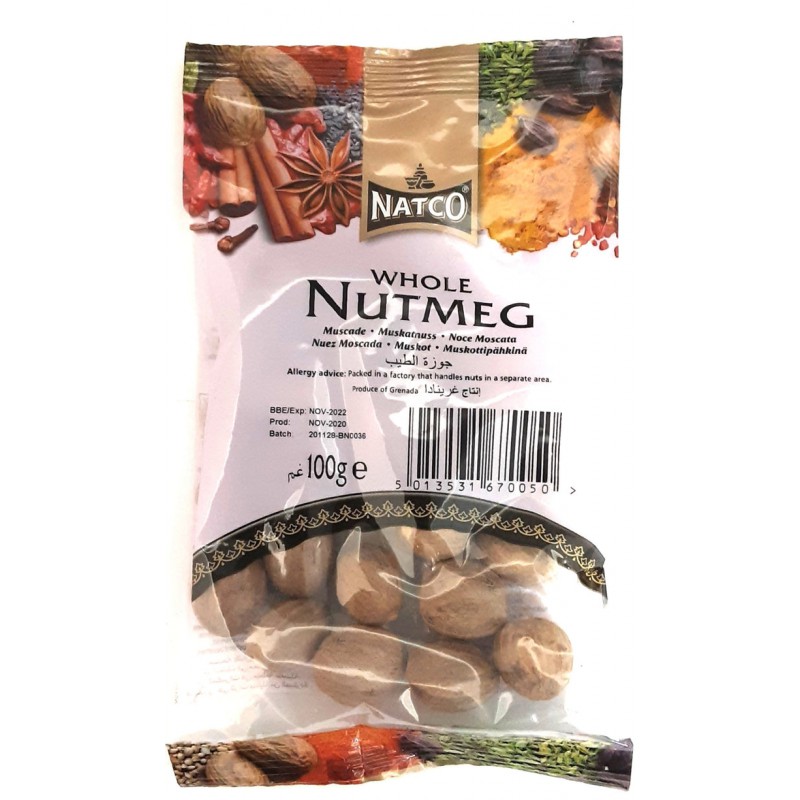 Natco Whole Nutmeg 100g Whole Nutmeg Natco Whole Nutmeg 100g Whole Nutmeg