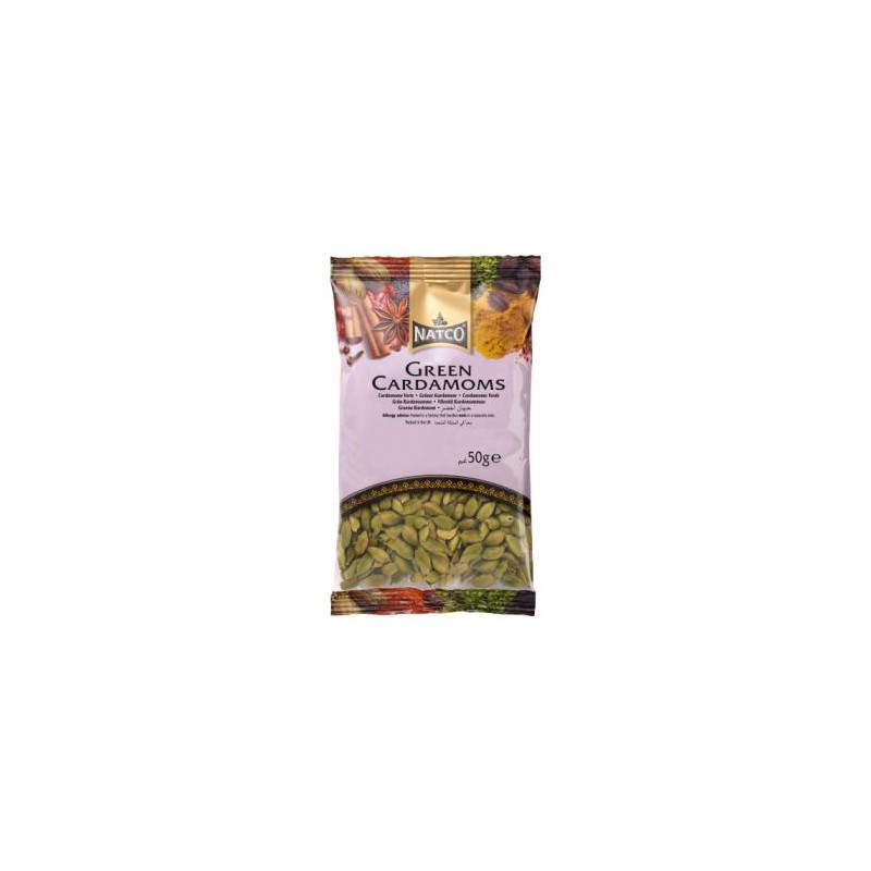Natco Green Cardamoms 50g Green Cardamoms Natco Green Cardamoms 50g Green Cardamoms